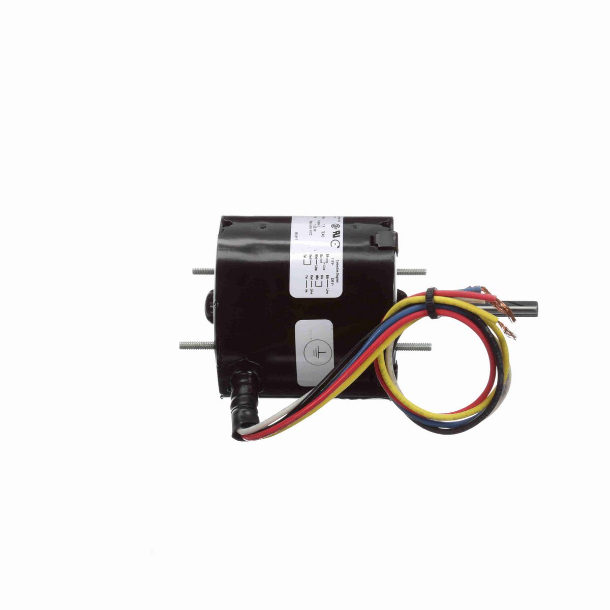 FASCO OEM Replacement Motor, 1/25 HP, 1 Ph, 60 Hz, 115/230 V, 1550 RPM, 1 Speed, 3.3" Diameter, TEFC - D1164