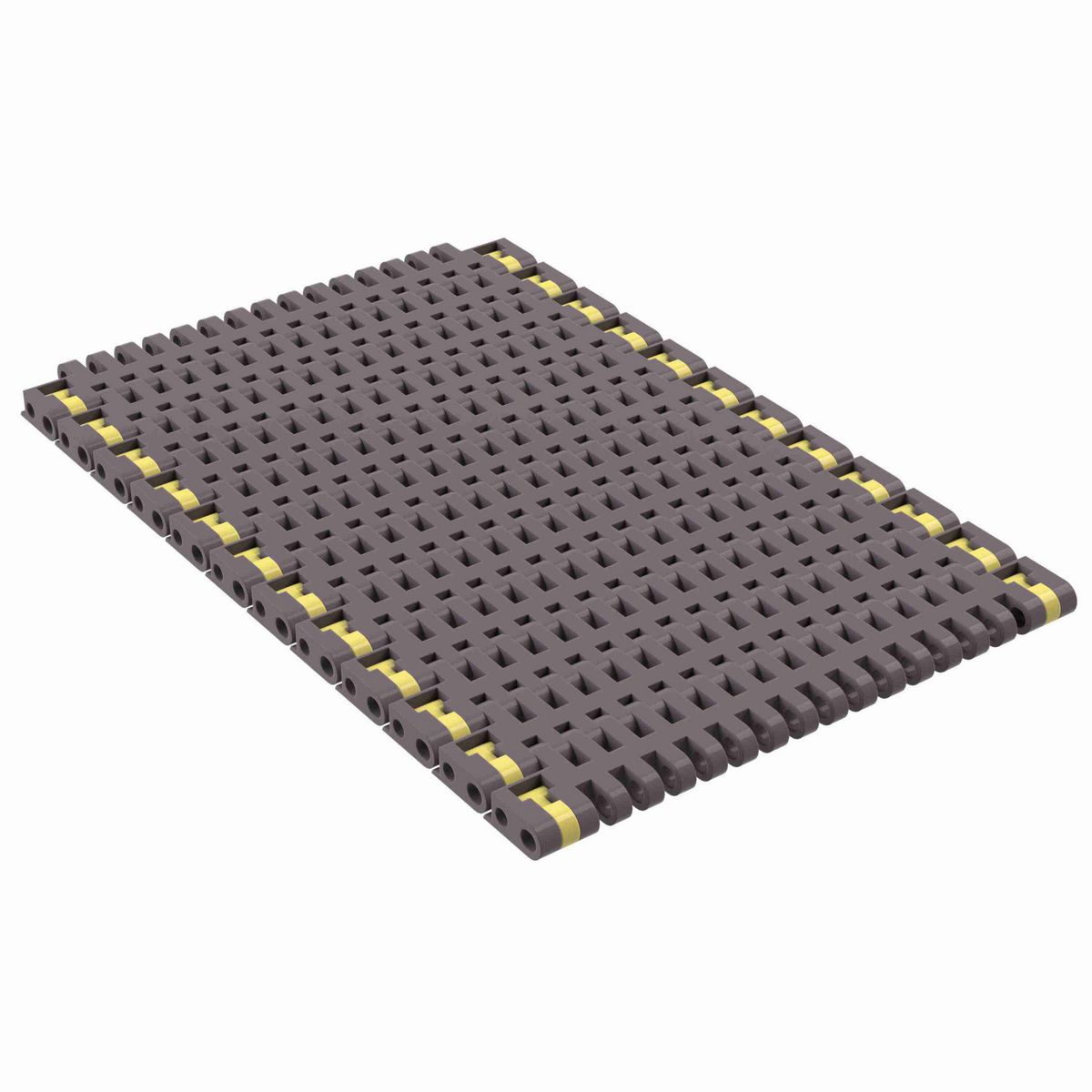 Rexnord 8506 Straight Running Flush Grid, Material: Brown High Performance, Width: 6in, Pitch: 0.75in - 81420871