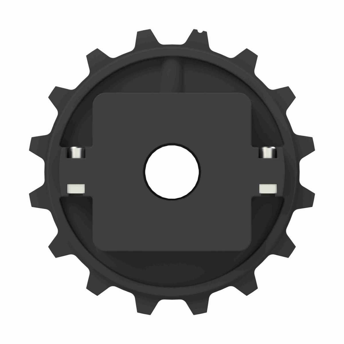 Rexnord 7950 Series Split Molded Nylon Sprocket with 16 Teeth and 1in Round Idler Bore - 614-167-5