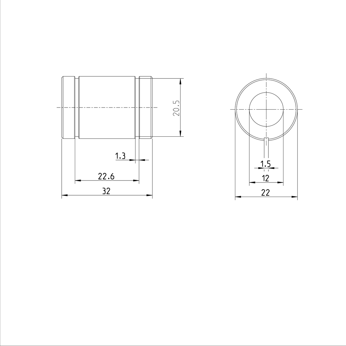 Стандартная линейная втулка Bosch Rexroth KBM-E-12-DD [R061201210]