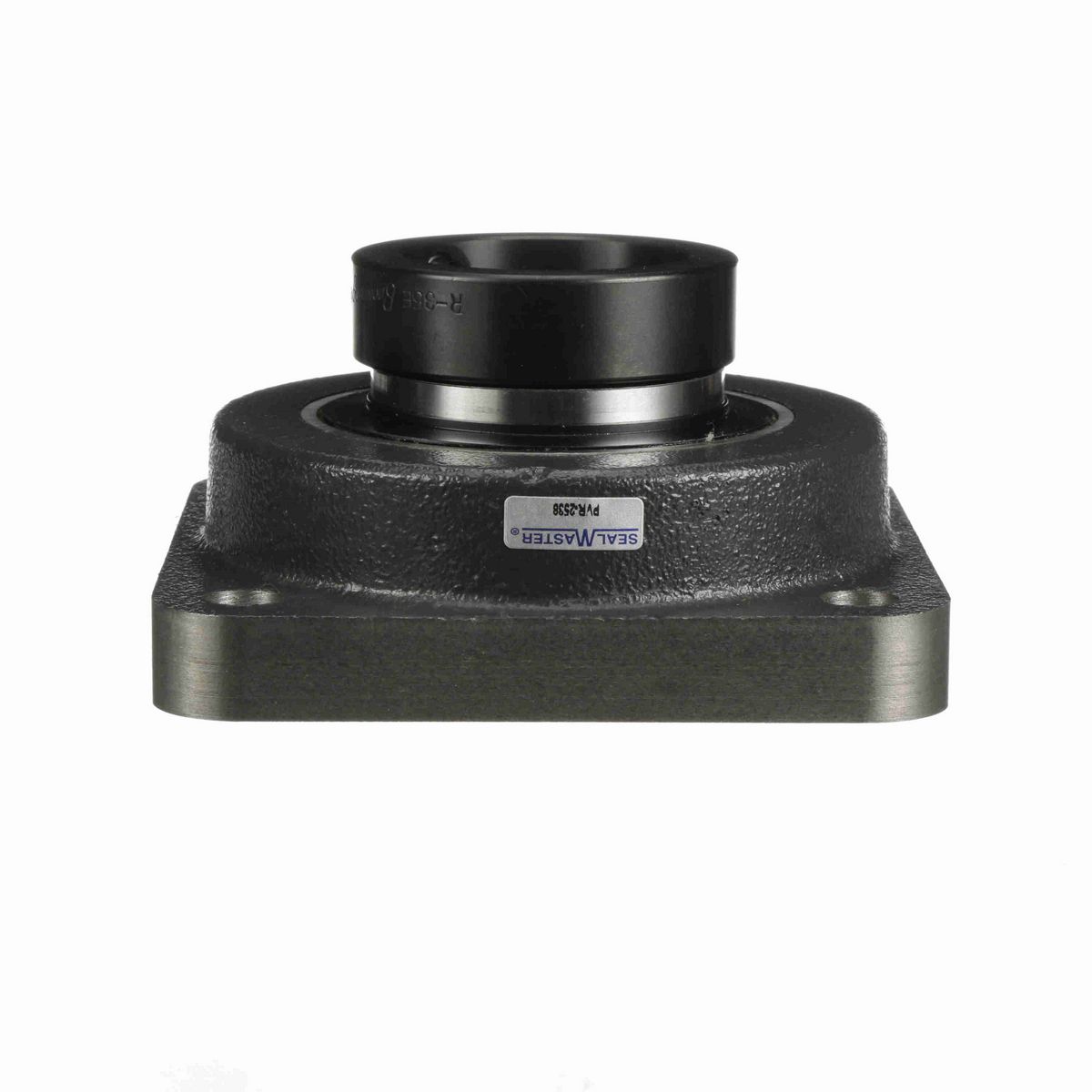 Sealmaster Mounted Cast Iron Four Bolt Flange Ball Bearing - 52100 Bearing Steel - Eccentric Lock - PVR-2538
