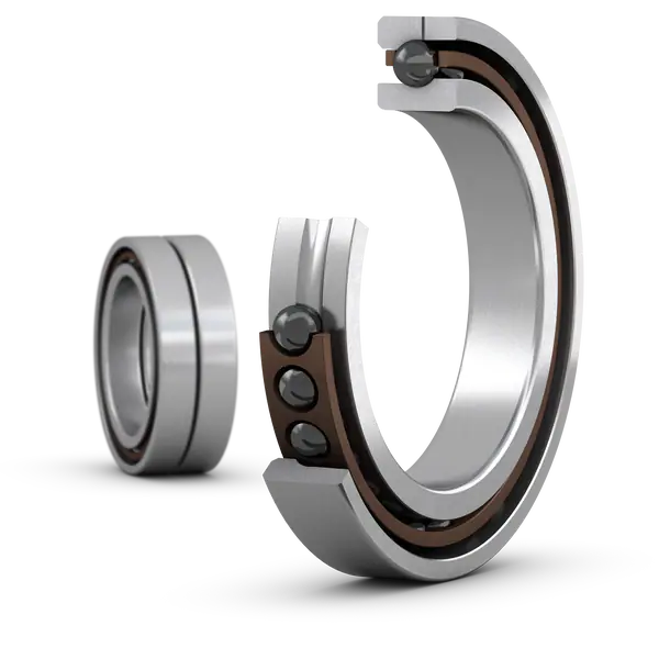 Согласованный комплект двух прецизионных высокоскоростных однорядных радиально-упорных шарикоподшипников типа E SKF 7001 CE/HCP4AHDFA