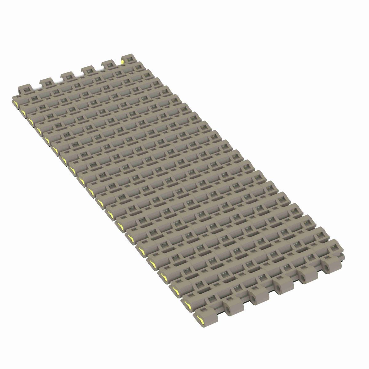 Rexnord 1505 RubberTop® Straight Running RubberTop®, Material: Grey Tough Composite, Width: 4.5in, Pitch: 15mm - TCF1505-4.5