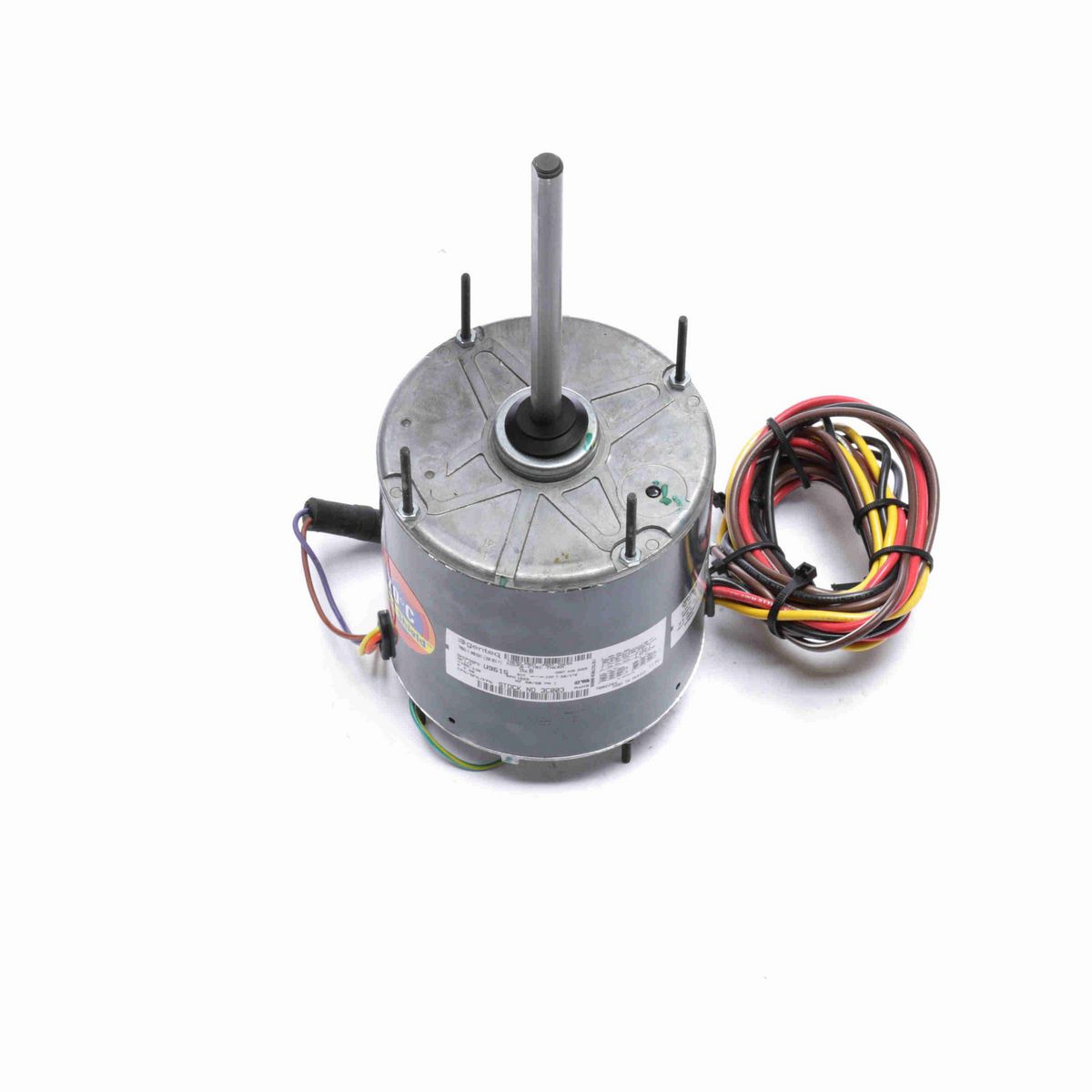 Genteq Condenser Fan Motor, 1/2 HP, 1 Ph, 60/50 Hz, 208-230 V, 1625 RPM, 2 Speed, 48 Frame, CLOSEDAO - 3C003