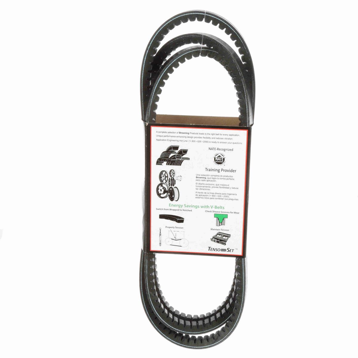Browning EPDM Notched Belt 98% Efficient - BX97