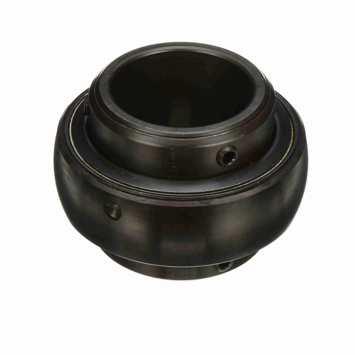 Sealmaster Mounted Insert Only Ball Bearing - 52100 Bearing Steel, Black Oxided - Double Setscrew Lock - 3-215D