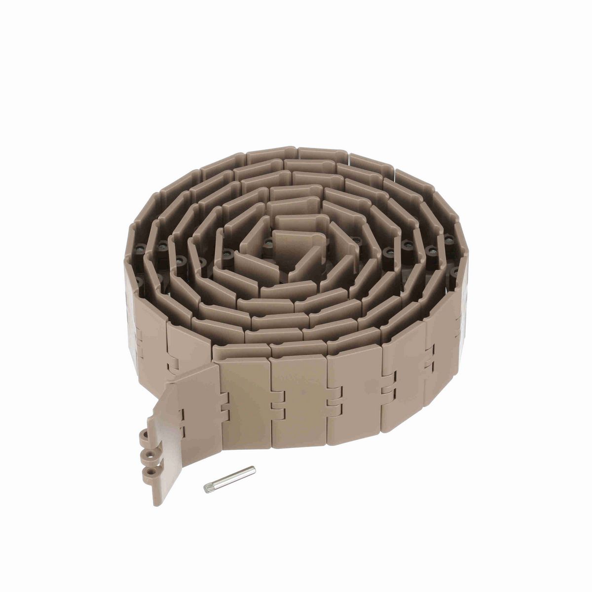 System Plast 831 Straight Running Solid Top, Material: Tan Low Friction, Width: 3.25in, Pitch: 1.5in - LF831-K325