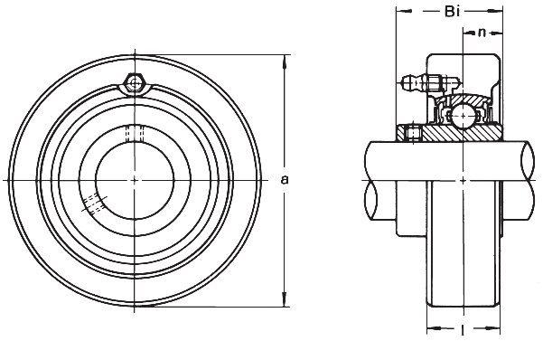 Подшипниковый узел ASAHI type UCC 200, UCC 213 [502660]