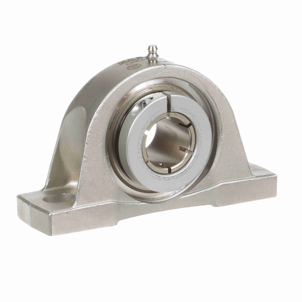 Sealmaster Mounted Stainless Steel Two Bolt Pillow Block Ball Bearing - 52100 Bearing Steel, Phosphorus Nickel Coated - Concentric Lock - Corrosion Resistant - CRPS-PN20T