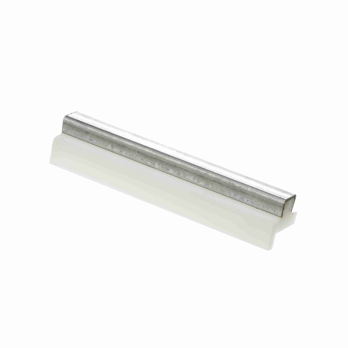 System Plast Modified Tee Guide Rail: 1.25"W X 1.21"H X 240"L White UHMW-PE - VG-GSLT-1.0X.38-20