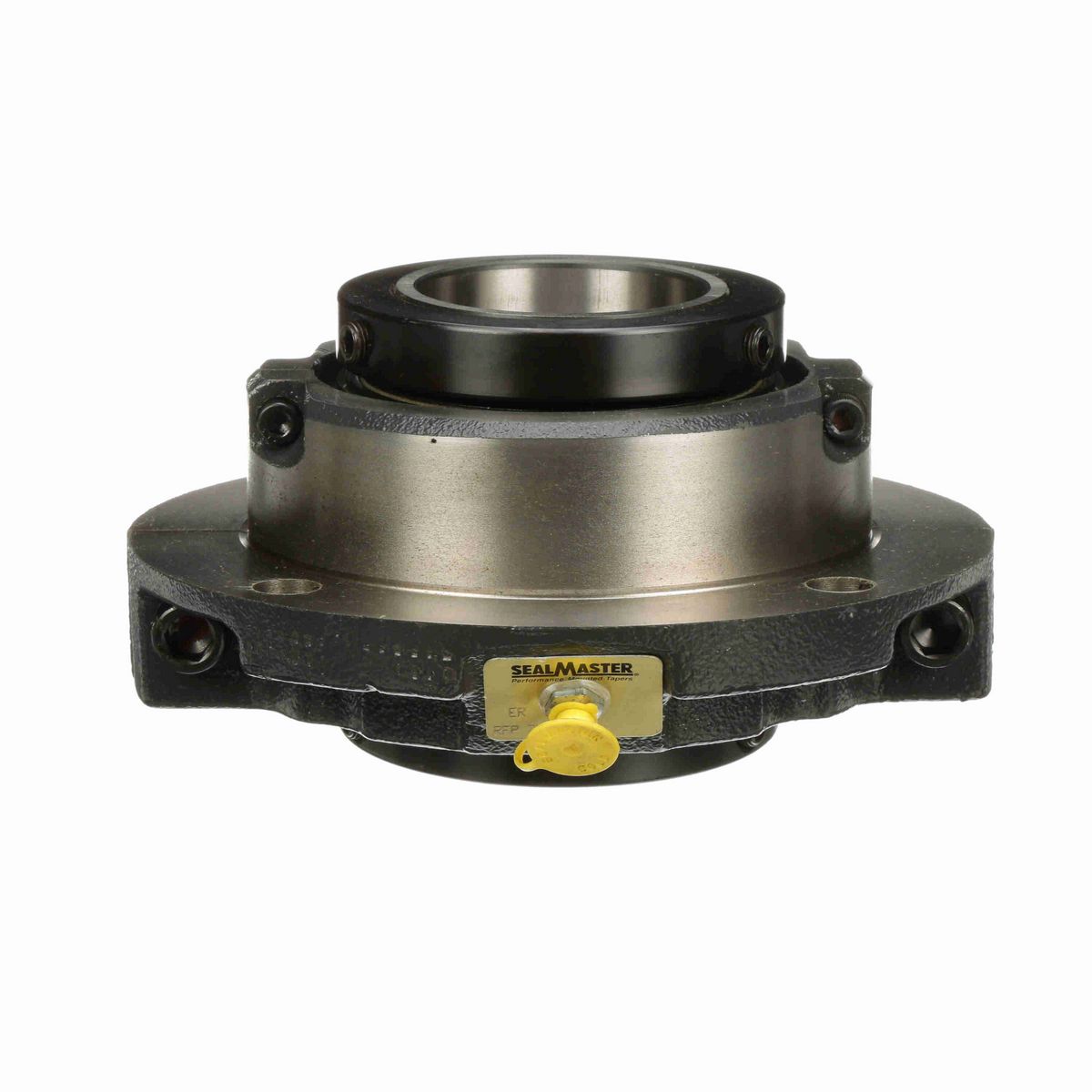 Sealmaster Mounted Cast Iron Piloted Flange Tapered Roller - 52100 Bearing Steel - Double Collar Mount Lock - RFP 208
