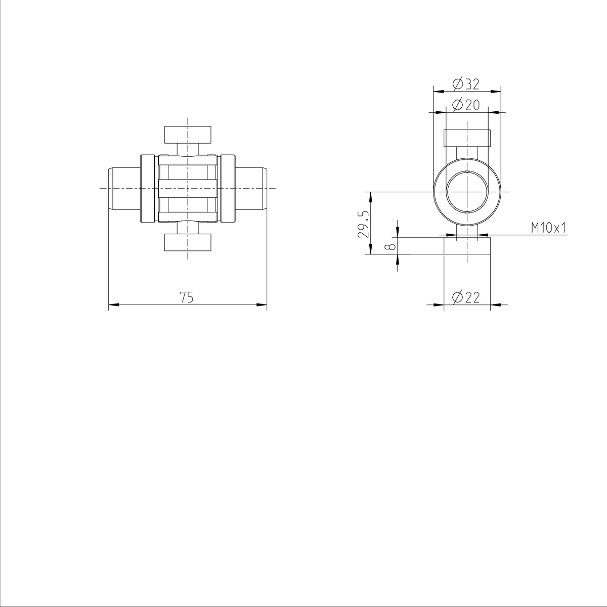 Линейная втулка устойчивая к крутящему моменту Bosch Rexroth KBDR2-20-WV-K [R069632089]