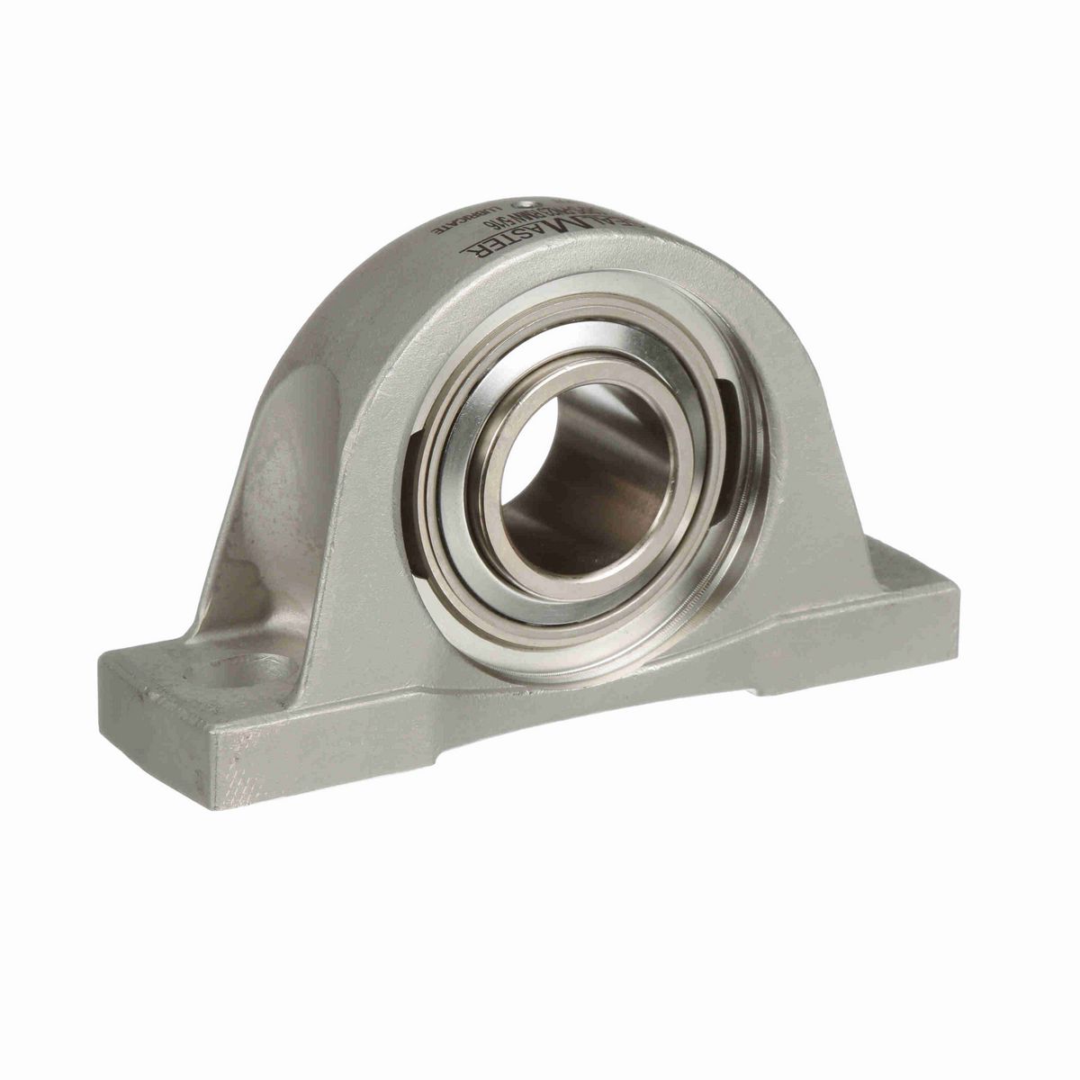 Sealmaster Mounted Stainless Steel Two Bolt Pillow Block Ball Bearing - 52100 Bearing Steel, Phosphorus Nickel Coated - Setscrew Lock - Corrosion Resistant - Reduced Maintenance - Lubed for Life - CRPS-PN23 RMW