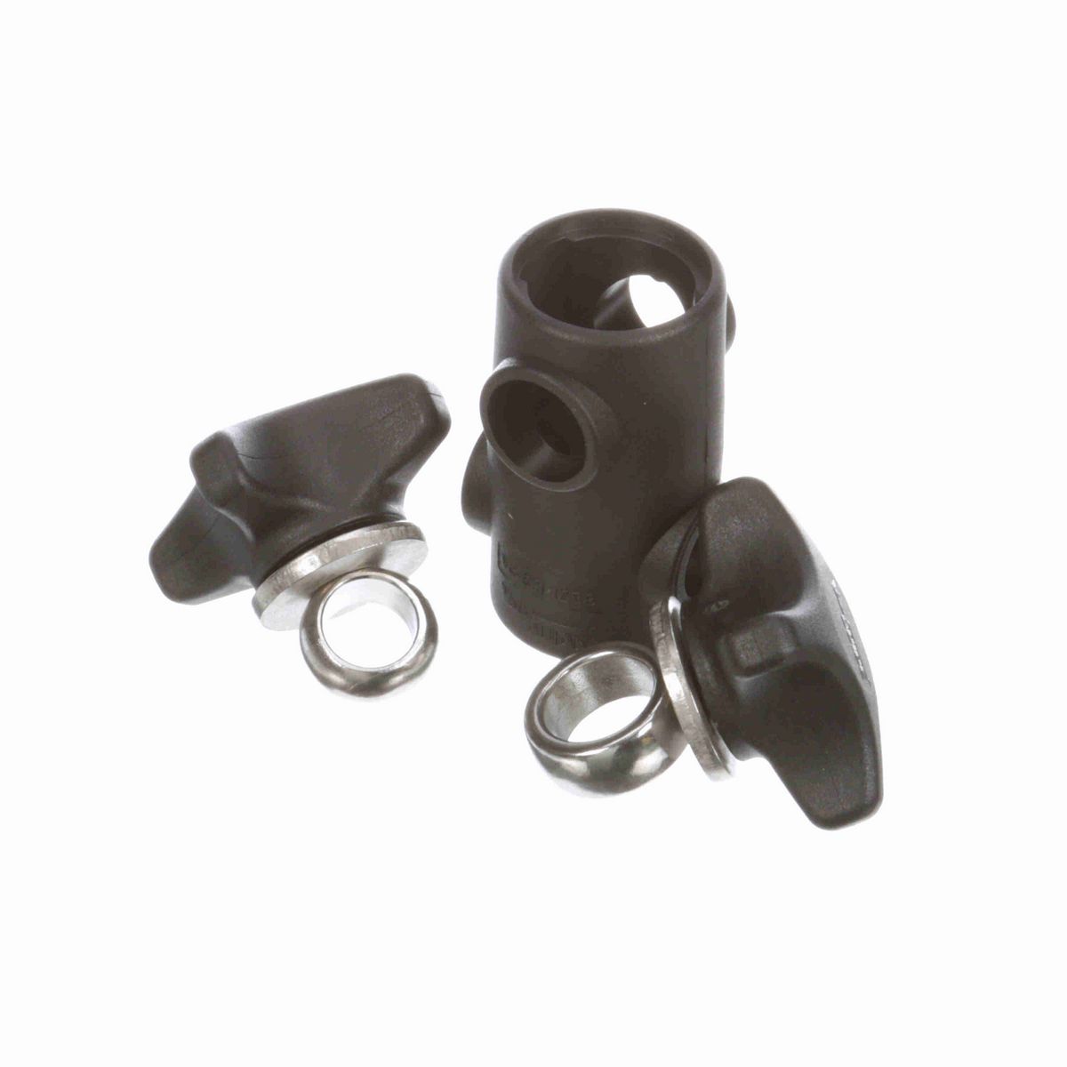 System Plast Cross Block for 1/2-in round x 5/8-in round w/ 2 Knobs - VG-621-12-58