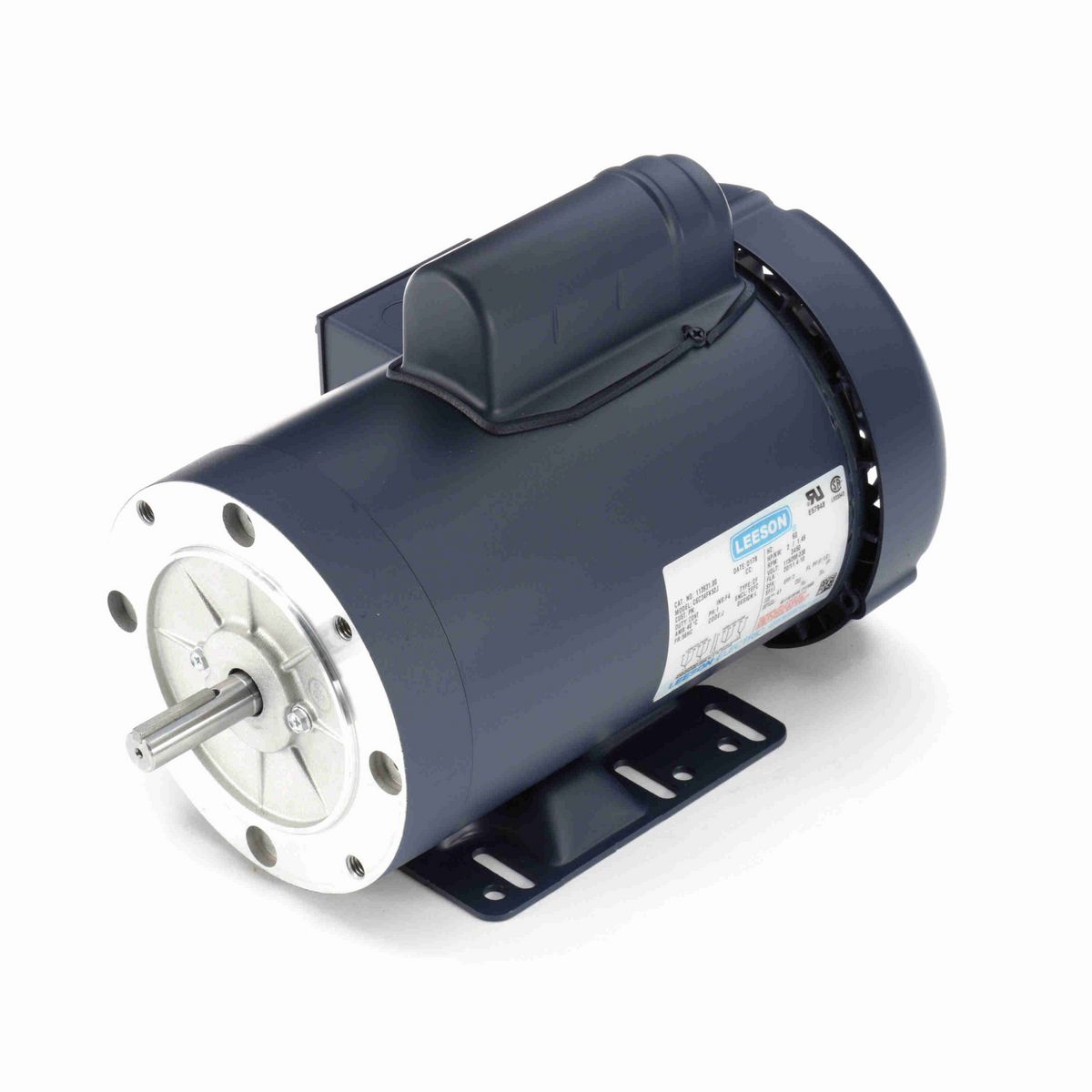 LEESON General Purpose Motor, 2 HP, 1 Ph, 60 Hz, 115/230 V, 3600 RPM, 56HC Frame, TEFC - 113931.00