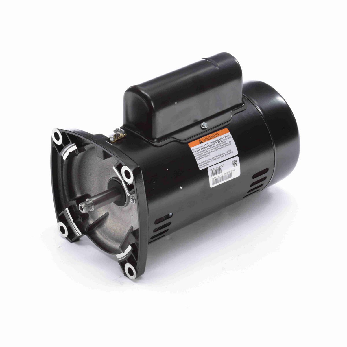 Century Pool Pump Motor, 1 HP, 1 Ph, 60 Hz, 230/115 V, 3600 RPM, 48Y Frame, ODP - UQC1102