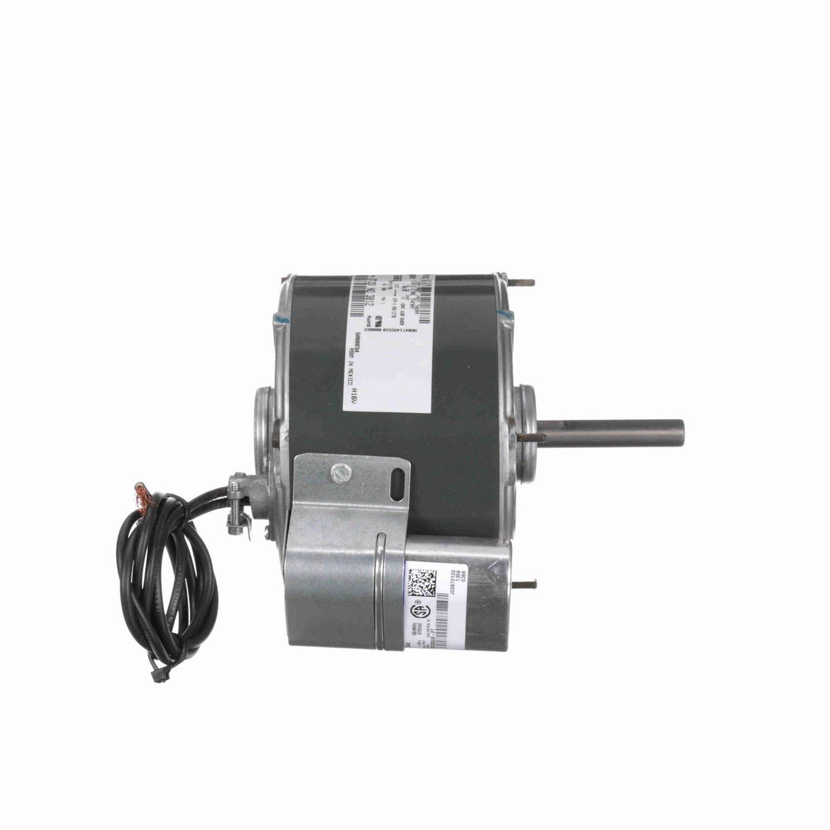 Genteq OEM Replacement Motor, 1/5 HP, 1 Ph, 60 Hz, 208-230 V, 1075 RPM, 1 Speed, 48 Frame, OPAO - 3012
