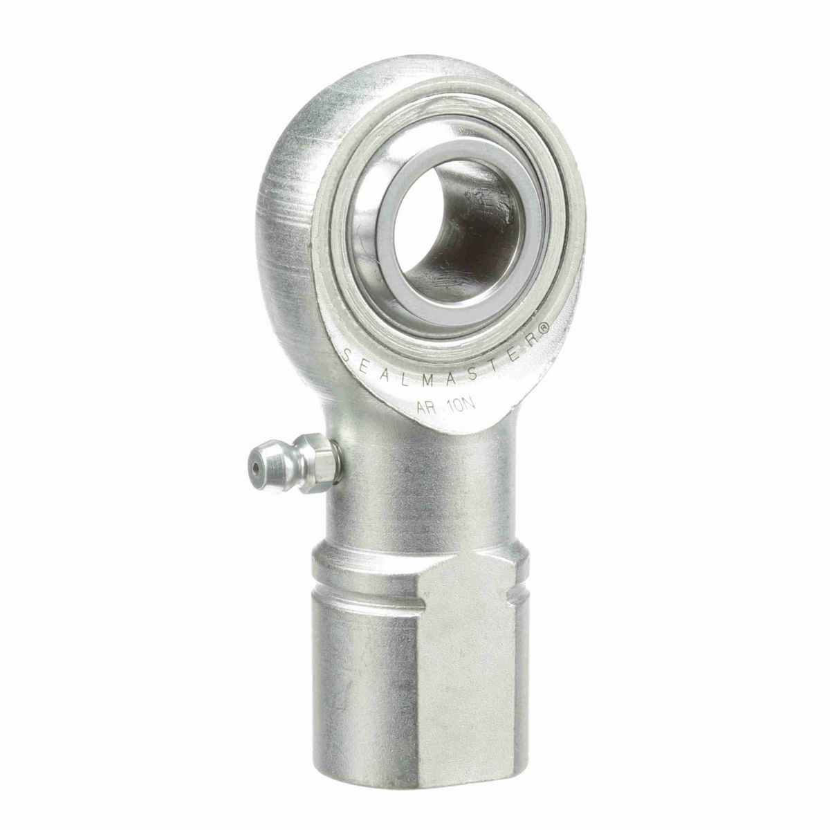 Sealmaster Female Rod End Bearing - Three-Piece Greasable Carbon Steel Race - AR 10N