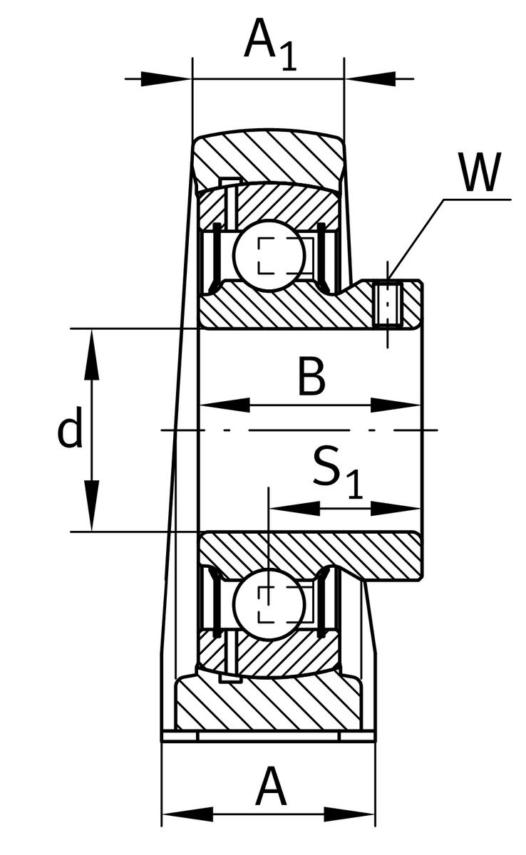Узел стационарного корпуса PASEY40-XL-N