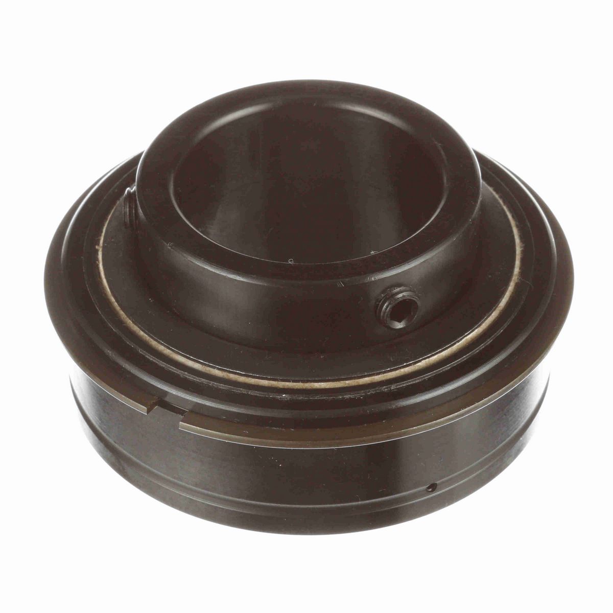 Sealmaster Mounted Insert Only Ball Bearing - 52100 Bearing Steel, Black Oxided - Setscrew Lock - High Temperature - ERX-28 HI