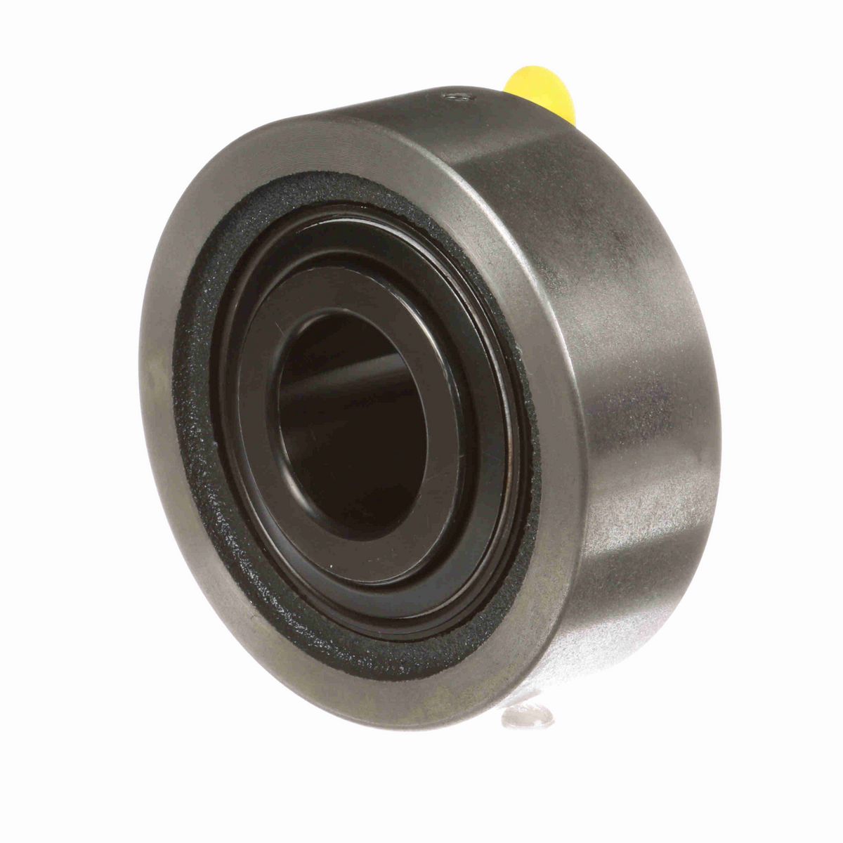 Sealmaster Mounted Cast Iron Cylindrical Cartridge Ball Bearing - 52100 Bearing Steel, Black Oxided - Setscrew Lock - MSC-24