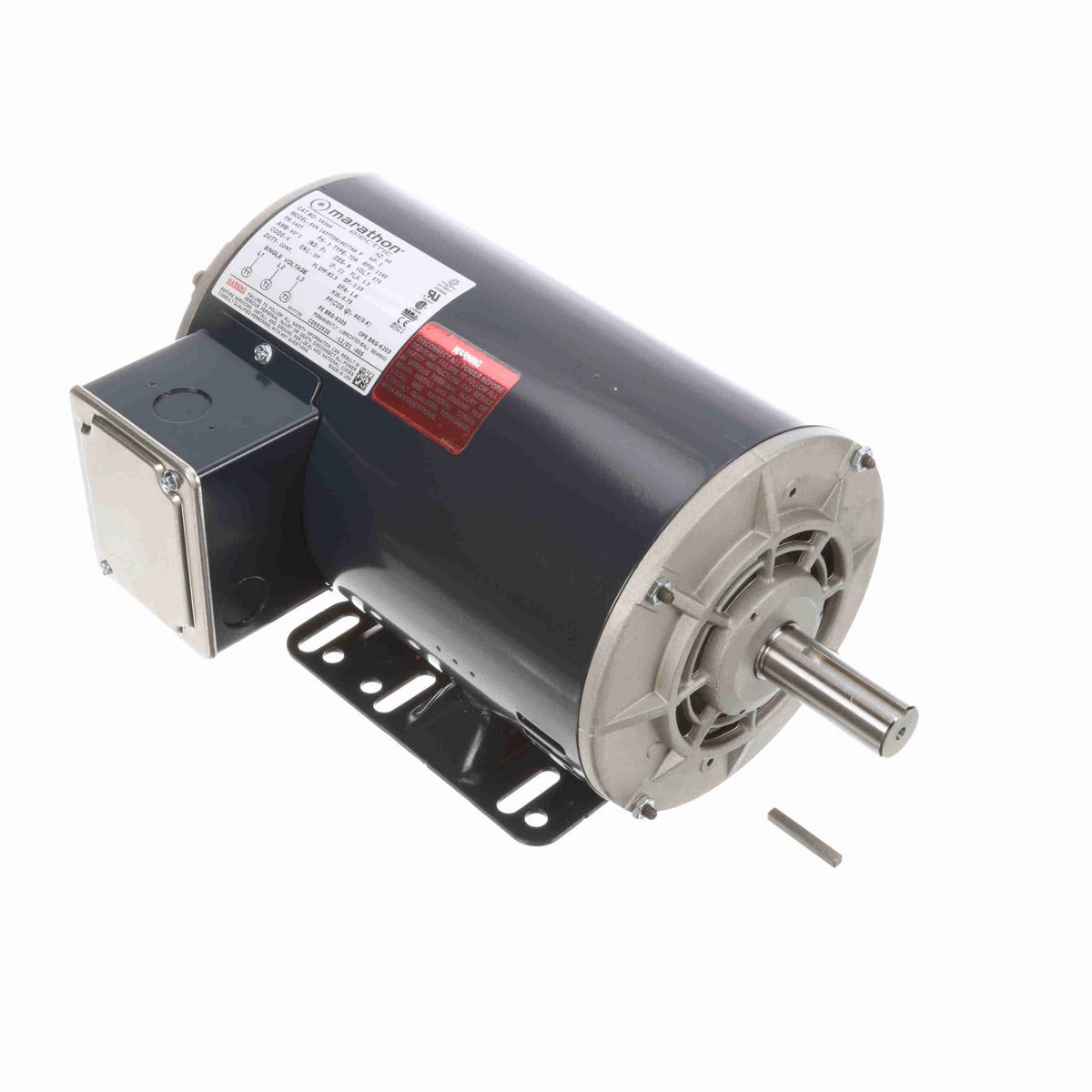 LEESON General Purpose Motor, 1 HP, 3 Ph, 60 Hz, 575 V, 1200 RPM, 145T Frame, DP - E934A