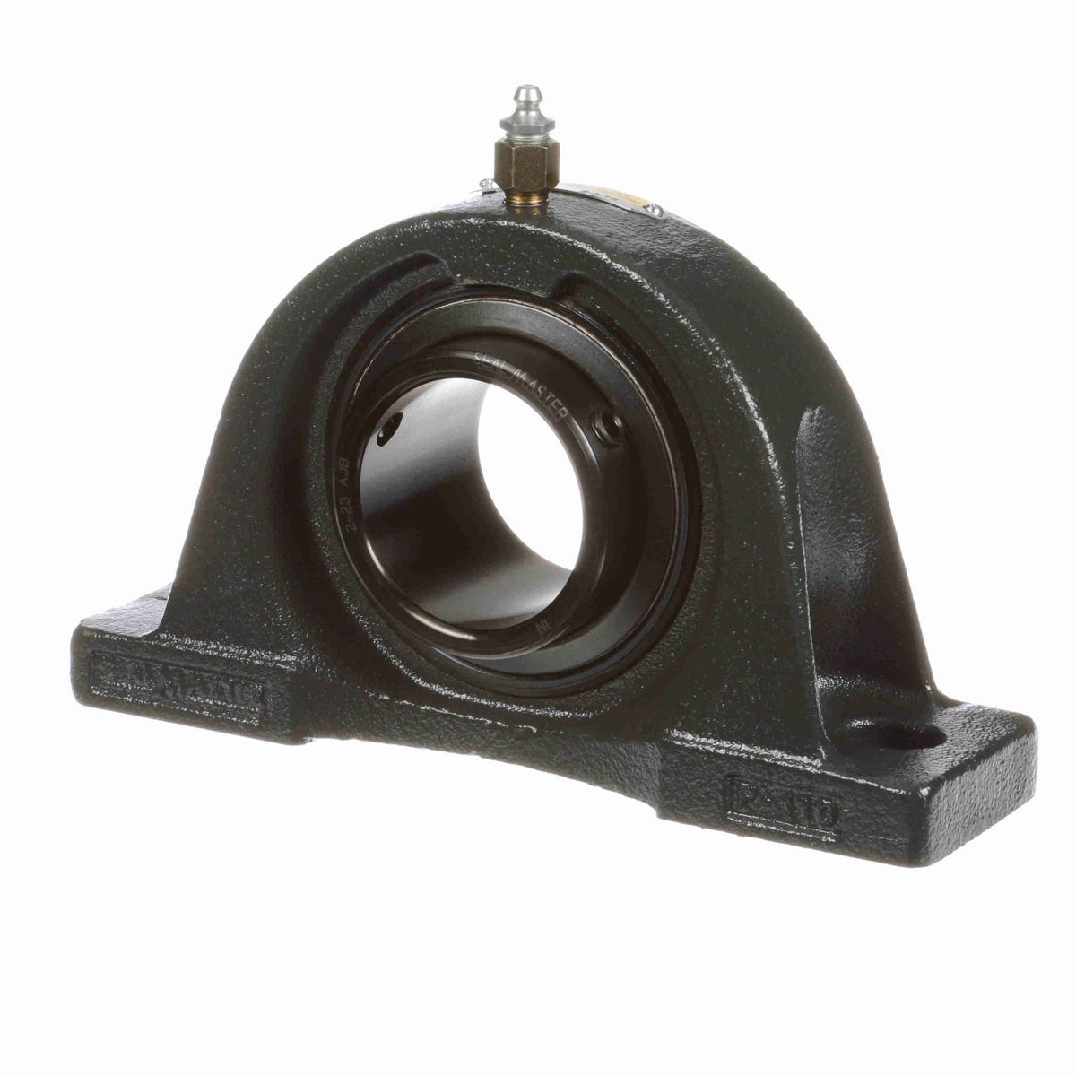 Sealmaster Mounted Cast Iron Two Bolt Pillow Block Ball Bearing - 52100 Bearing Steel, Black Oxided - Setscrew Lock - High Temperature - NP-35 VL