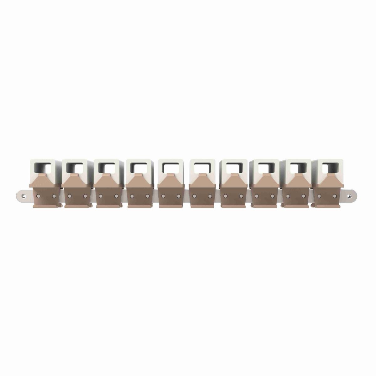 Rexnord 1873TAB SideGrip™ Side-flexing, Material: Tan Low Friction, Width: 3.75in, Pitch: 1.5in - 81426257