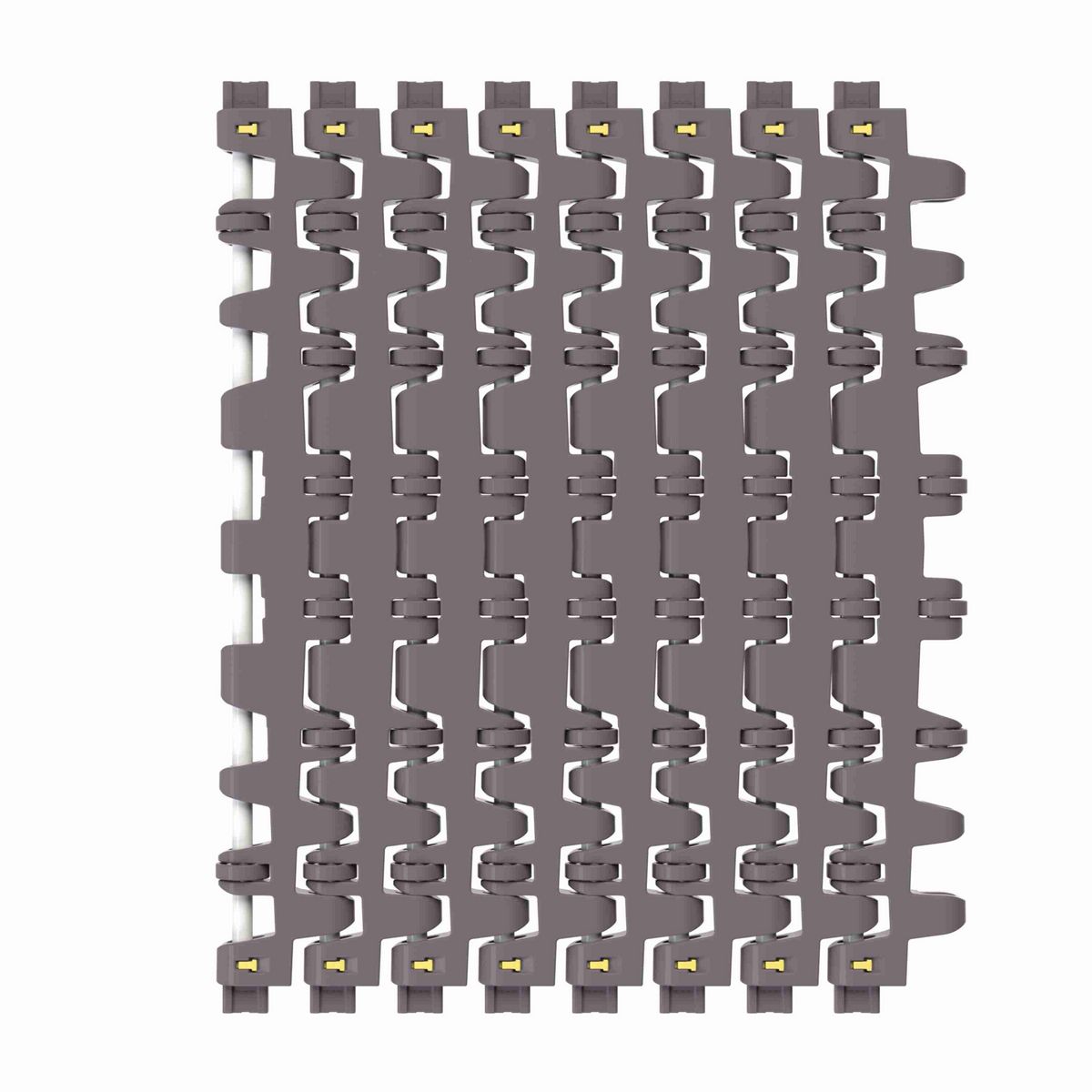 Rexnord 7963ST Side-flexing Low Backline Pressure, Material: Brown High Performance, Width: 15in, Pitch: 1.5in - 10324717