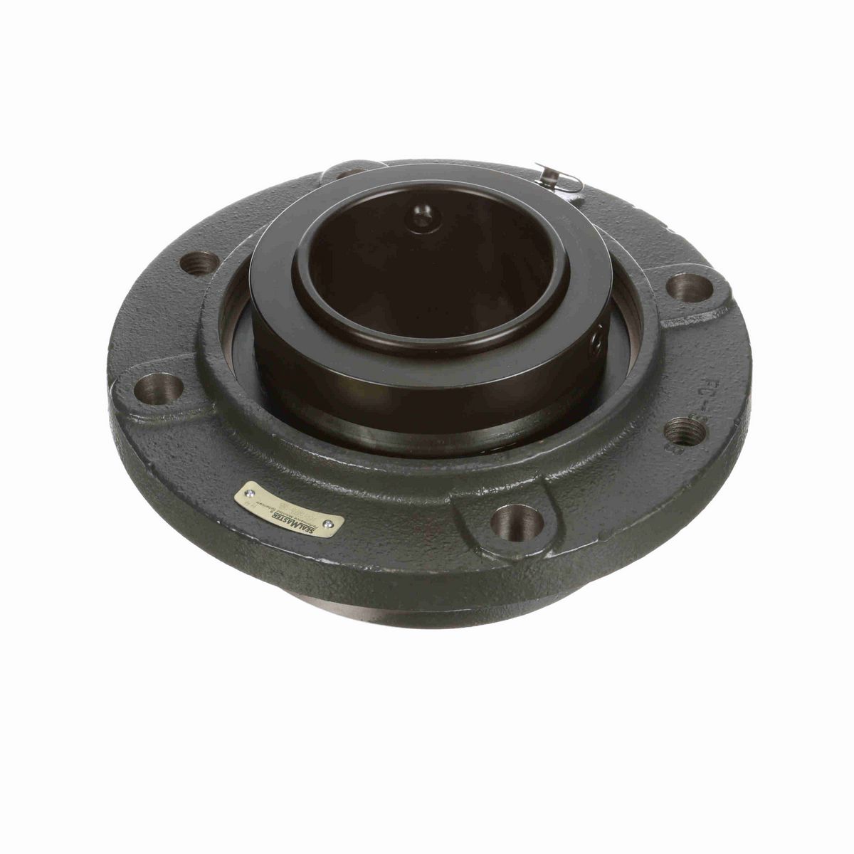 Sealmaster Mounted Cast Iron Piloted Flange Spherical Roller - 52100 Bearing Steel, Black Oxided - Collar Mount Lock - USFC5000-400