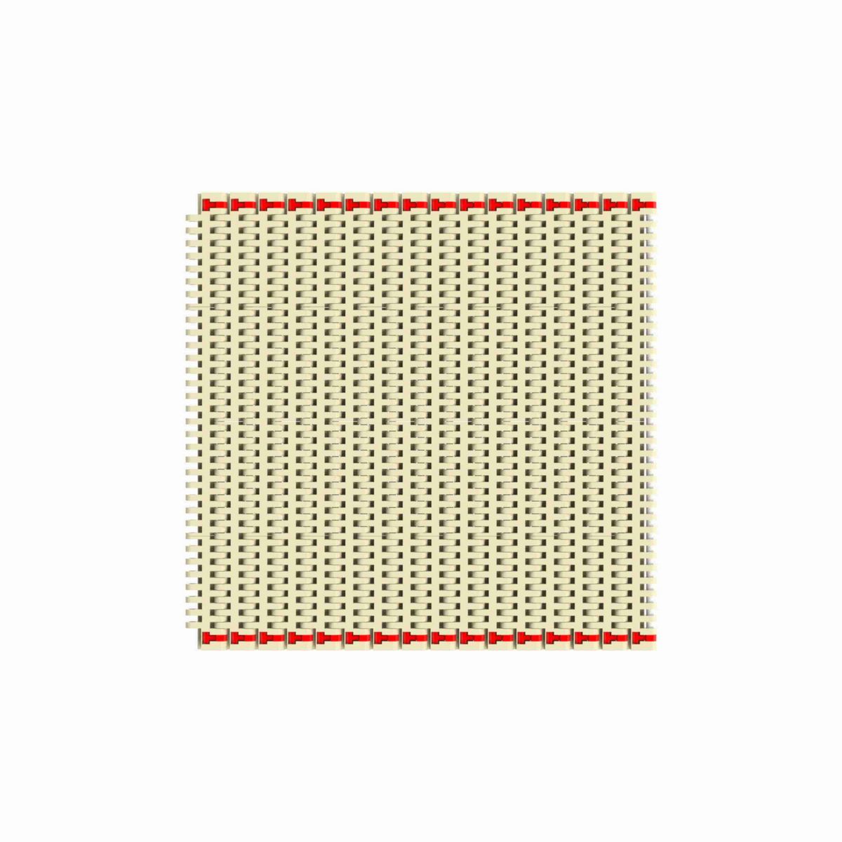 Rexnord 8505 RubberTop® Straight Running RubberTop®, Material: Beige High Temperature, Width: 24in, Pitch: 0.75in - 10324738