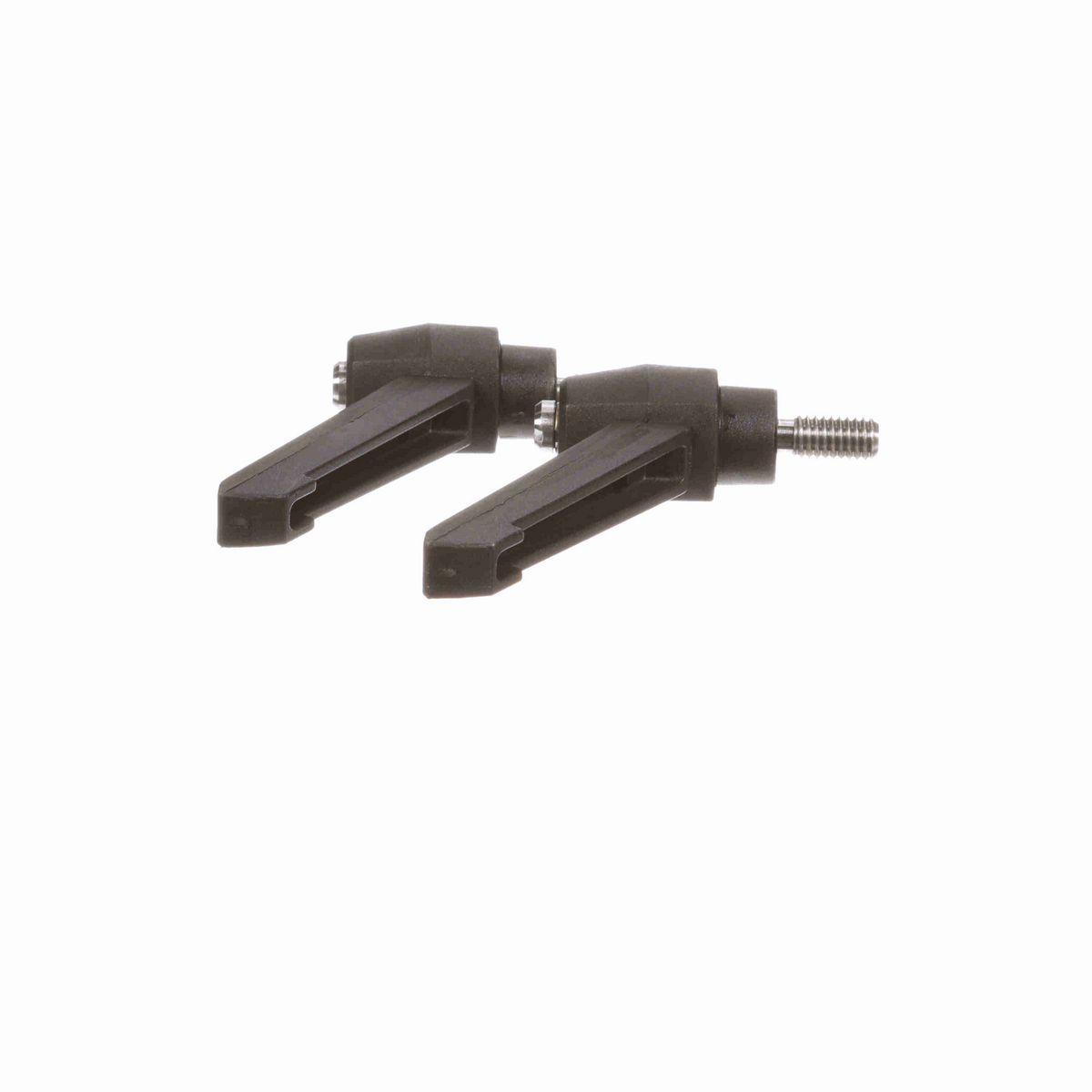 System Plast Ratchet Handle (Male); Thread: 3/8-16, Handle Length: 3.13-in Stud Length: 0.79-in, Color: Black - RH-30-BK-MS3816-20