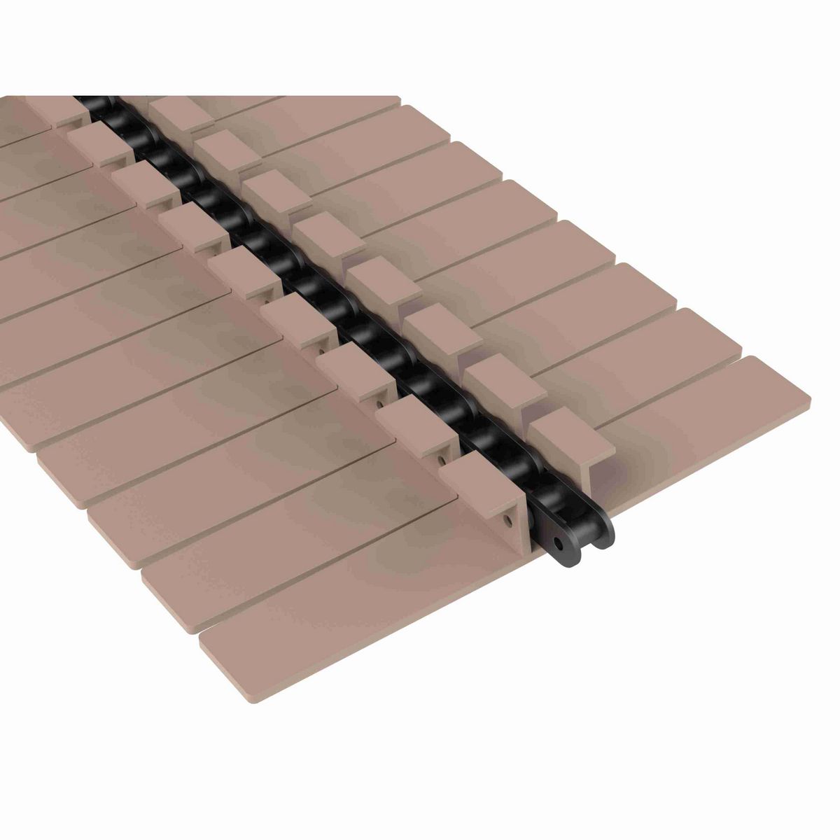 Rexnord 1873TAB SuperGrip™ Side-flexing SuperGrip™, Material: Tan Low Friction, Width: 10in, Pitch: 1.5in - 81443815