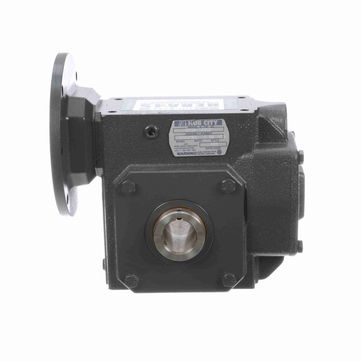 Hub City HERA Gear Reducer HERA Cast Iron Helical-Hypoid Reducer - HERA45ES 15.60 56C 1.250