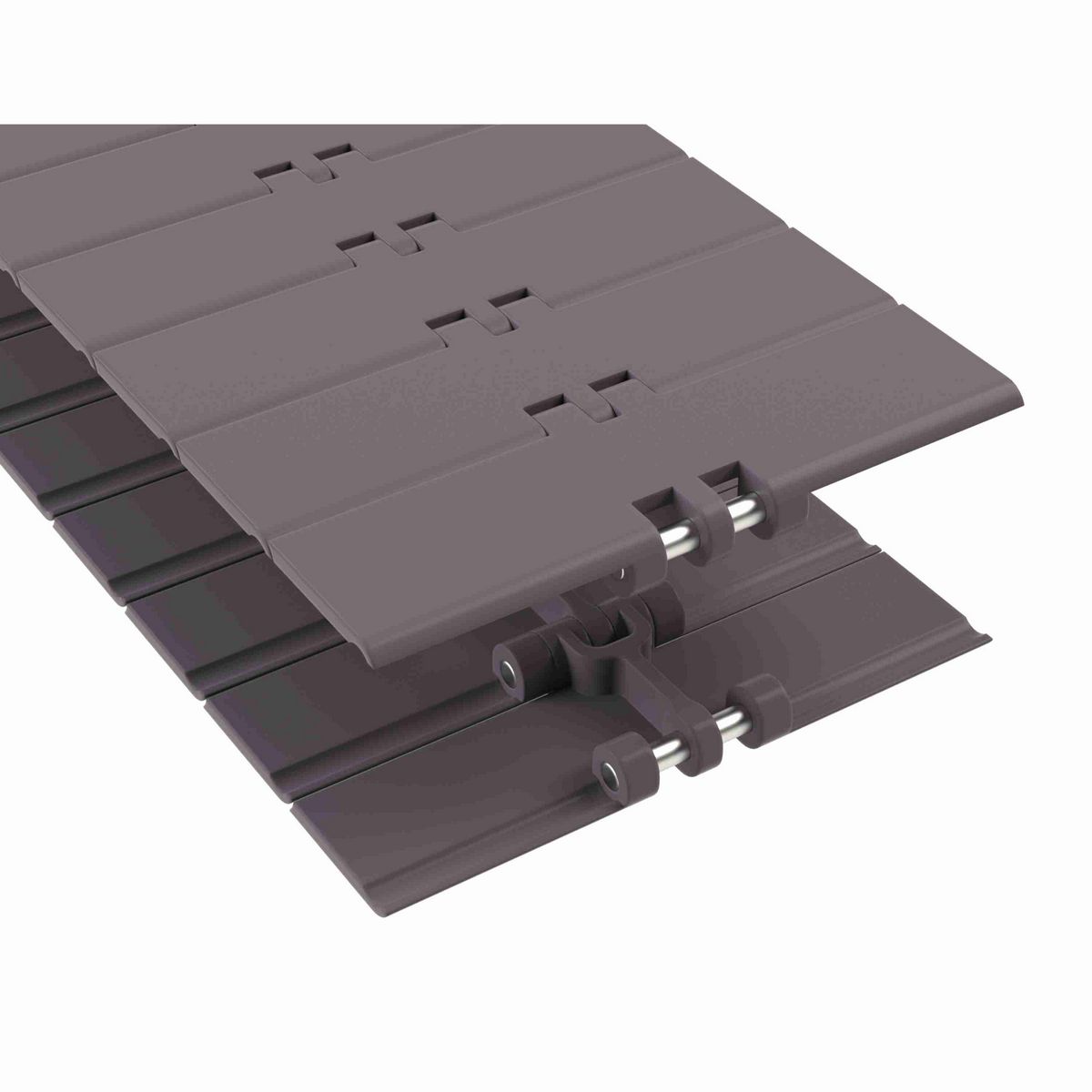 Rexnord 820 Straight Running Solid Top, Material: Brown High Performance, Width: 7.5in, Pitch: 1.5in - 81400015