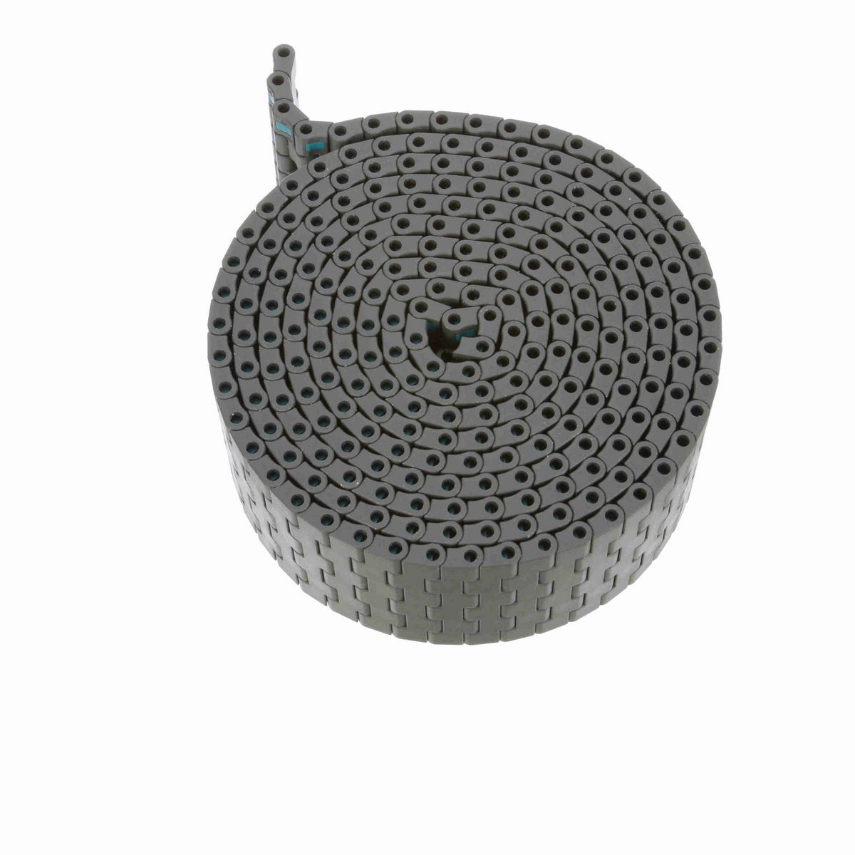 System Plast 2121FT Straight Running Solid Top, Material: Gray Low Friction, Width: 3in, Pitch: 0.5in - LFG2121FT-K300