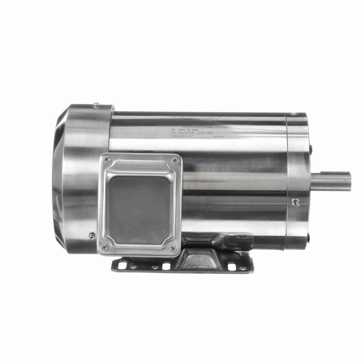 LEESON SST Duck™ General Purpose Motor, 1.50 & 1 HP, 3 Ph, 60 & 50 Hz, 230/460 & 190/380 V, 1800 & 1500 RPM, 145C Frame, TEFC - 191489.00