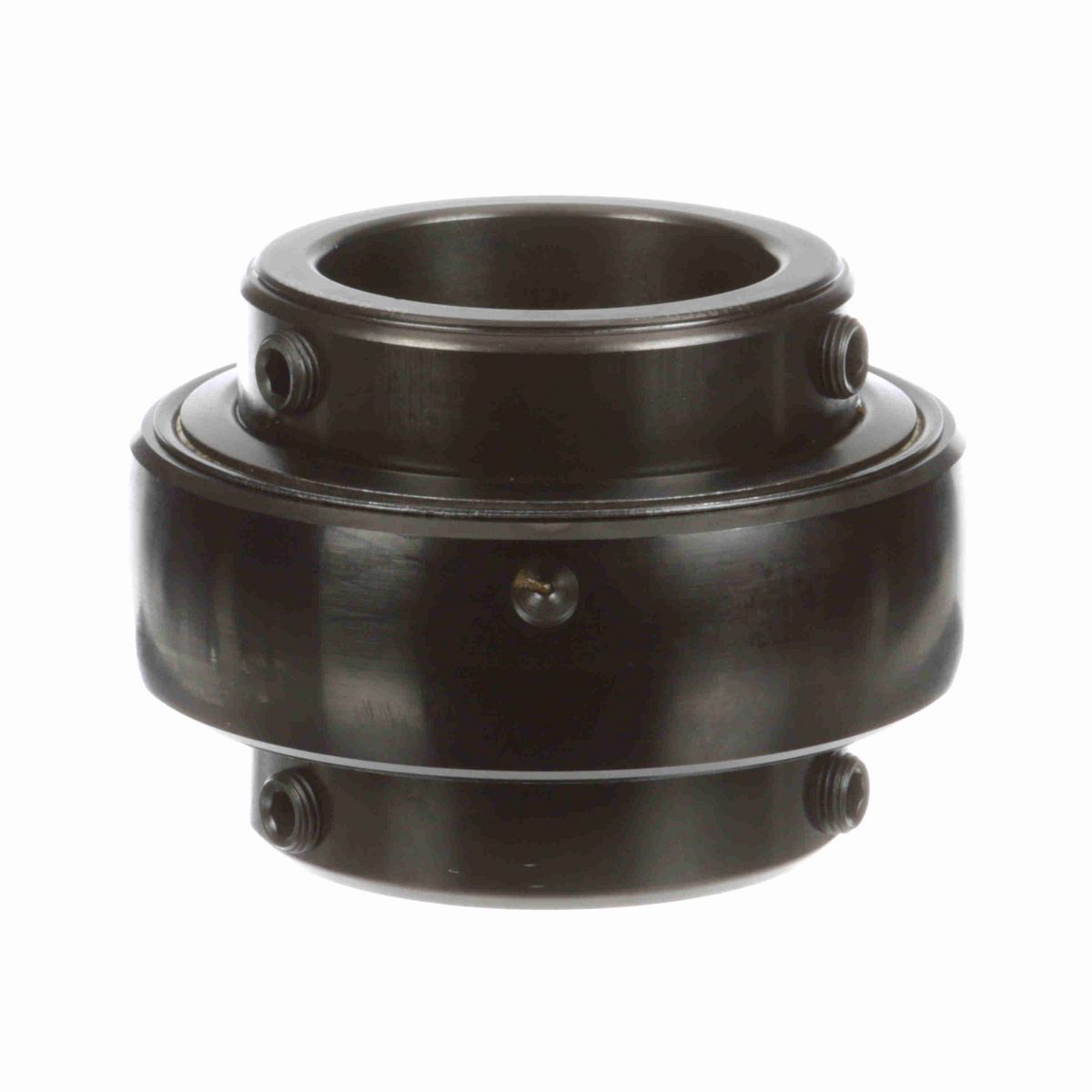 Sealmaster Mounted Insert Only Ball Bearing - 52100 Bearing Steel, Black Oxided - Double Setscrew Lock - 3-211D