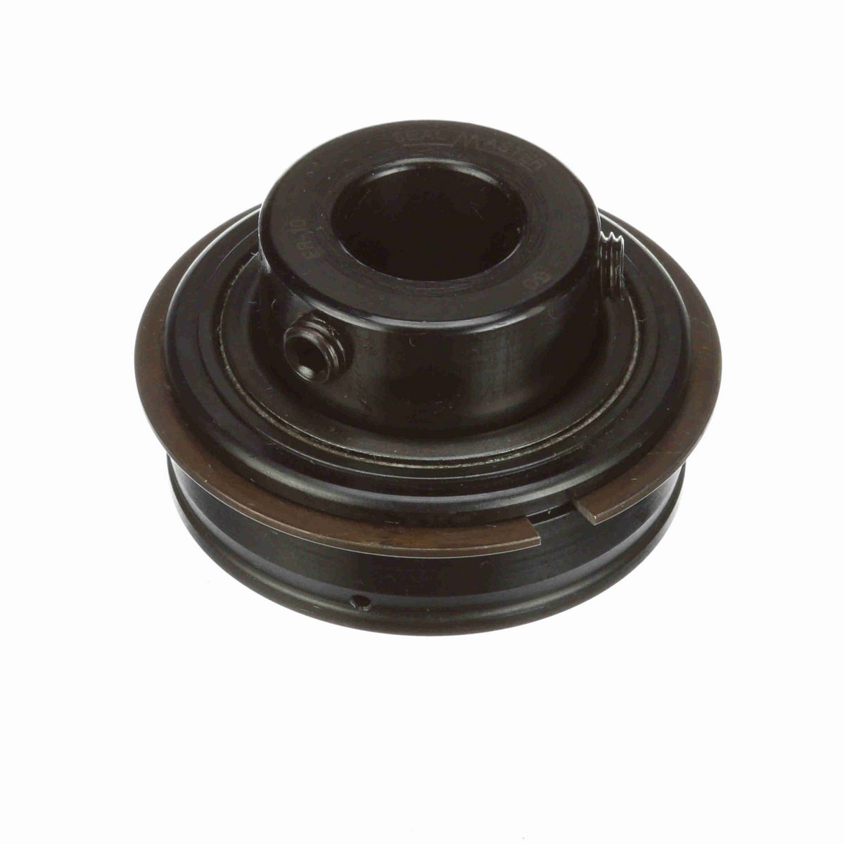 Sealmaster Mounted Insert Only Ball Bearing - 52100 Bearing Steel, Black Oxided - Setscrew Lock - ER-10