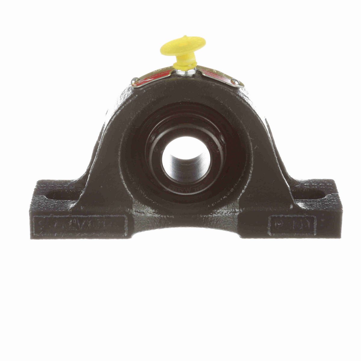 Sealmaster Mounted Cast Iron Two Bolt Pillow Block Ball Bearing - 52100 Bearing Steel, Black Oxided - Setscrew Lock - NP-12C