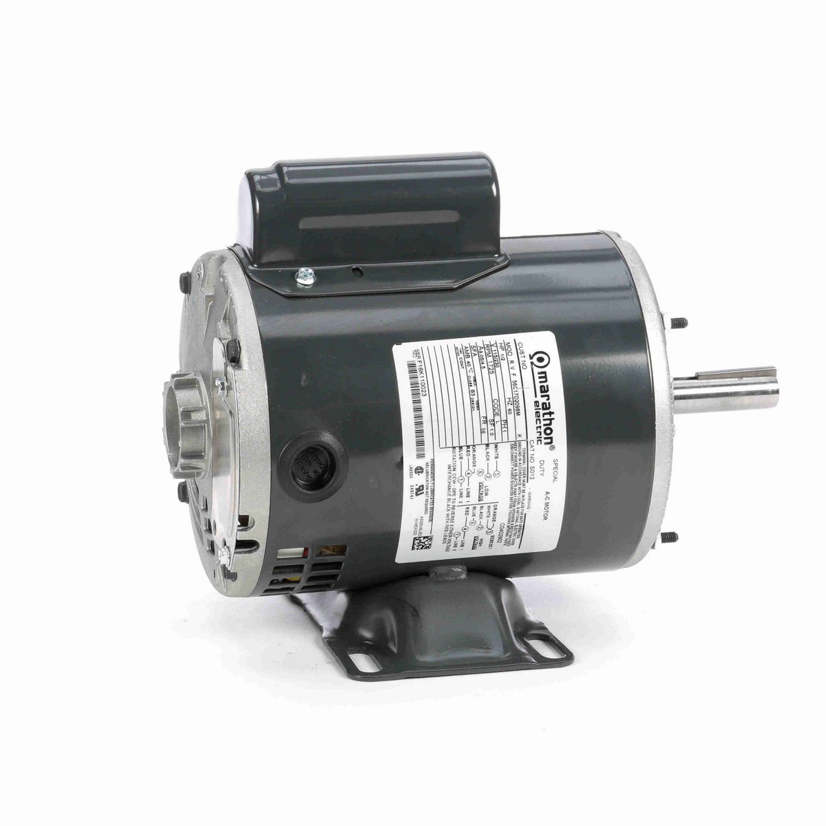 LEESON Fan and Blower Motor, 0.25 HP, 1 Ph, 60 Hz, 115 V, 1800 RPM, TENV - H805