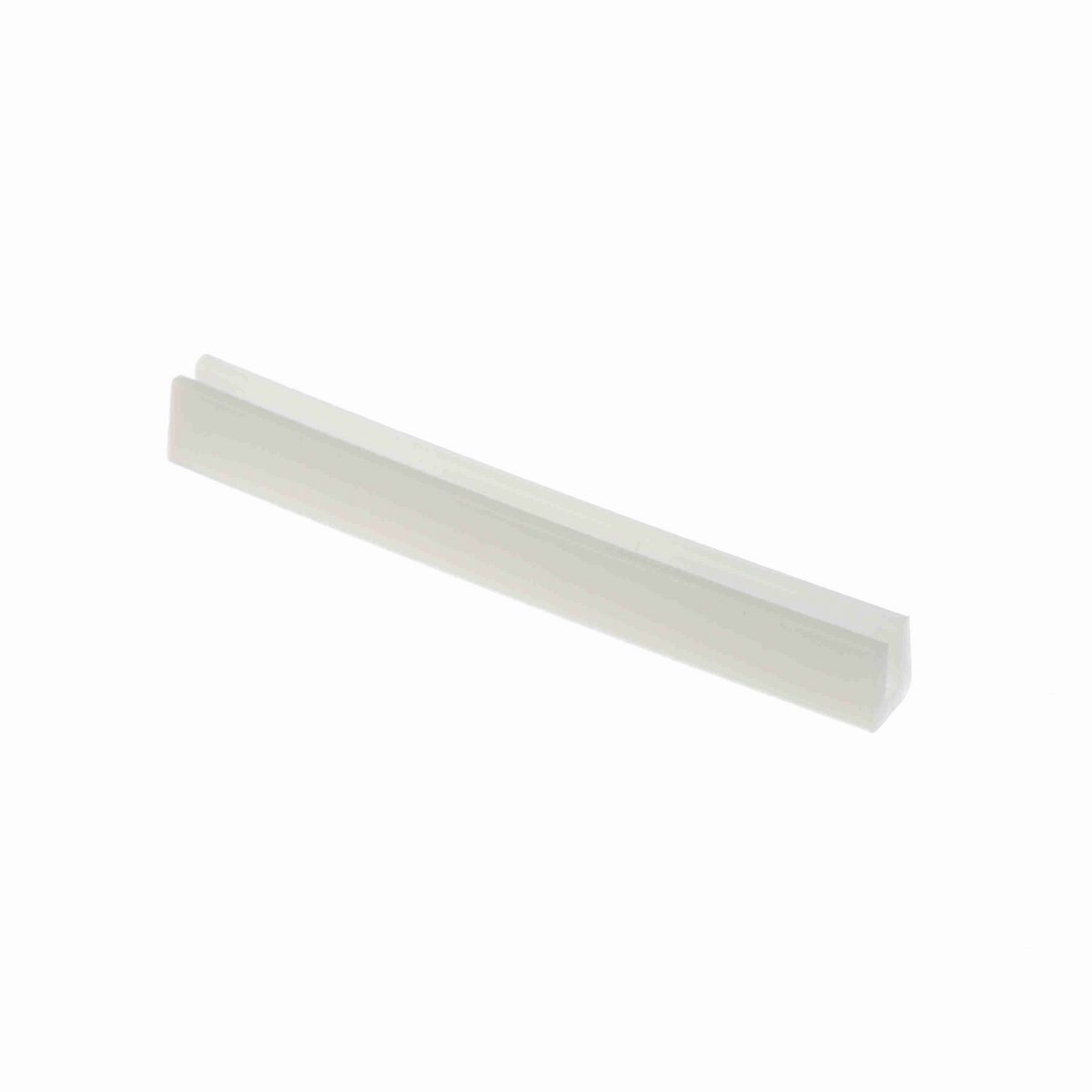 System Plast Bar Cap: 0.62"W X 0.76"H X 240"L White UHMW-PE - VG-P7GABC-20