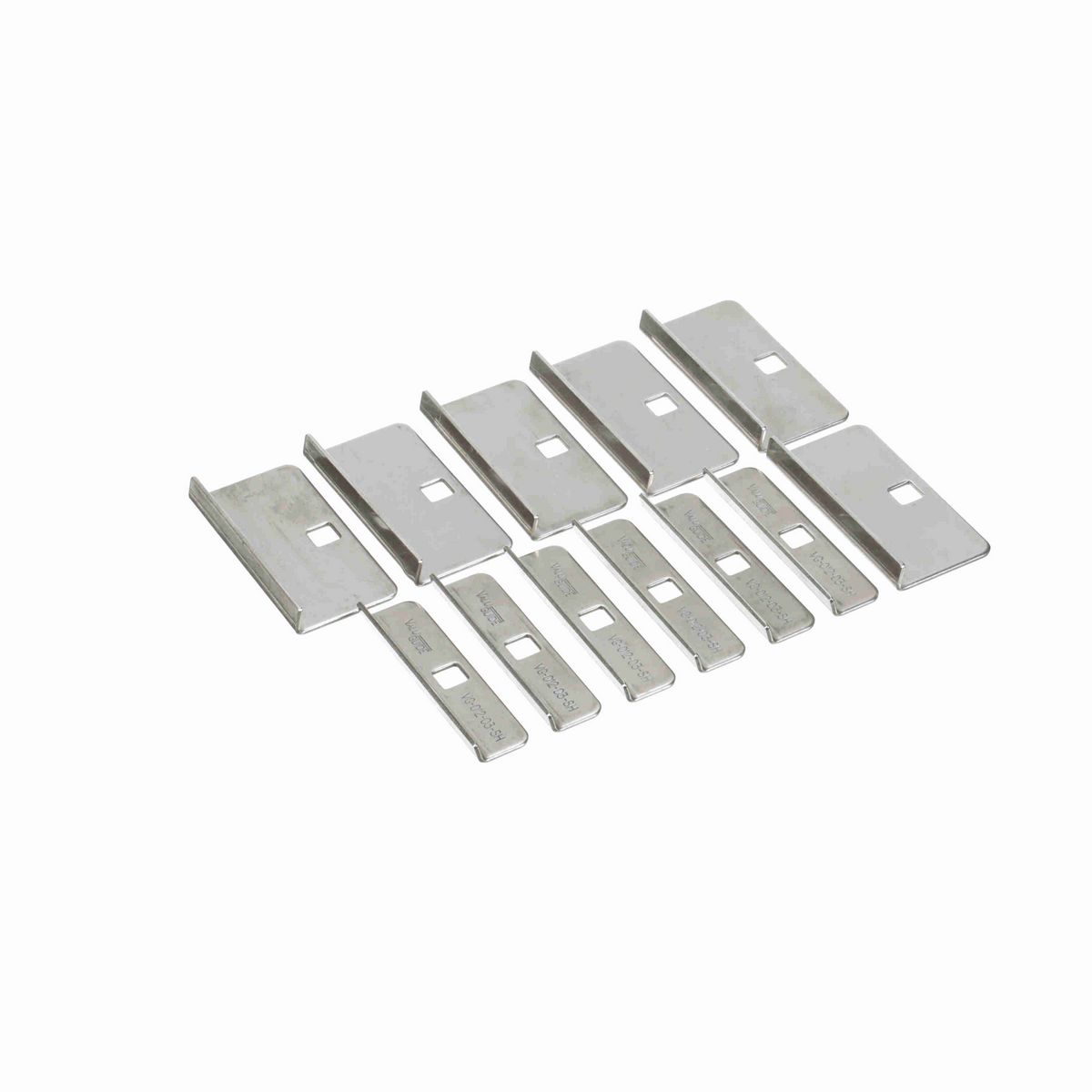 System Plast Single Rail Clamp, 316 Stainless Steel,~Square Hole - VG-012-03-SH-316