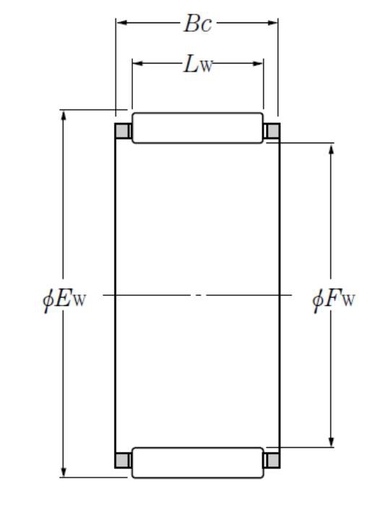 Игольчатый роликоподшипник NTN KBK15X20X173X