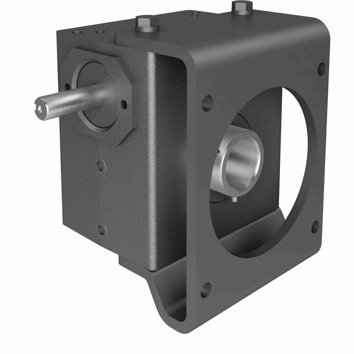 Hub City PowerCubeX Worm Gear Reducer Cast Iron Single-Reduction Worm Reducer - 213 5/1 R WR 1.250