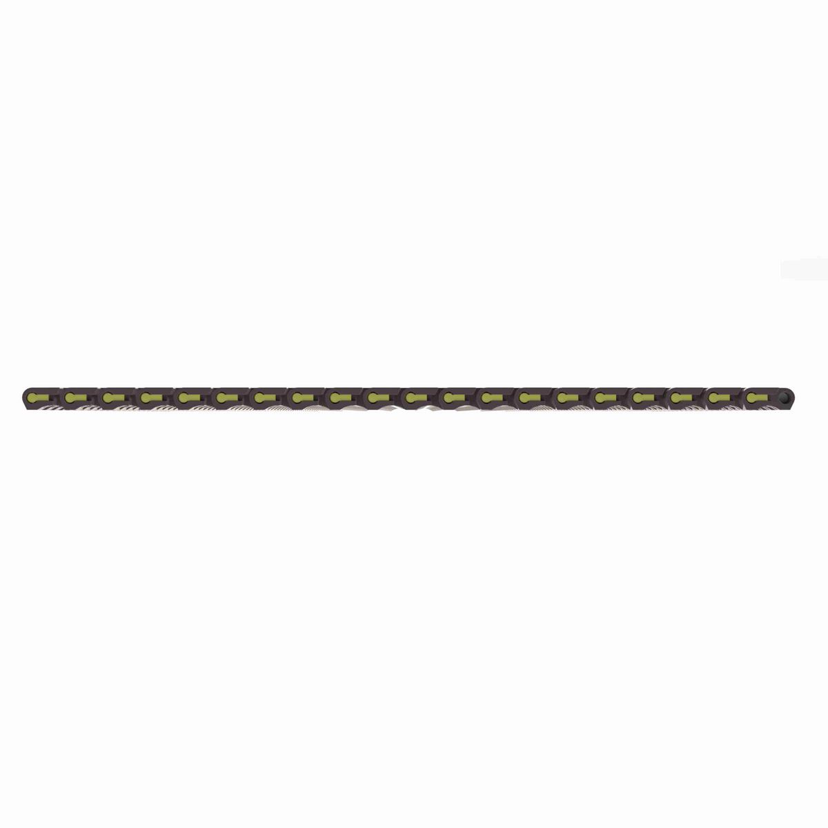 Rexnord 1506 Straight Running Flush Grid, Material: Brown High Performance, Width: 9in, Pitch: 15mm - HP1506-9