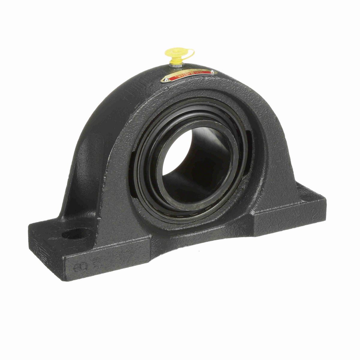 Sealmaster Mounted Cast Iron Two Bolt Low Base Pillow Block Ball Bearing - 52100 Bearing Steel, Black Oxided - Setscrew Lock - NPL-39C