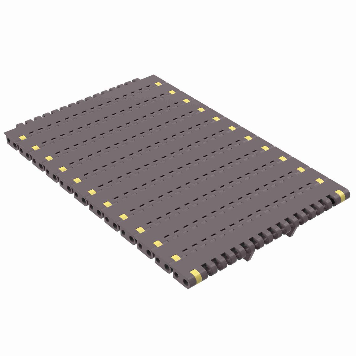 Rexnord 8505 Straight Running Solid Top, Material: Brown High Performance, Width: 6in, Pitch: 0.75in - 81420761