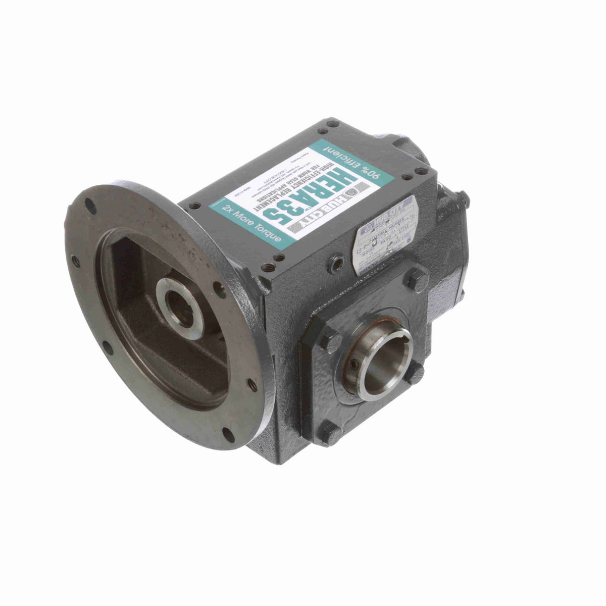 Hub City HERA Gear Reducer HERA Cast Iron Helical-Hypoid Reducer - HERA35ES 52.50 143TC 1.438