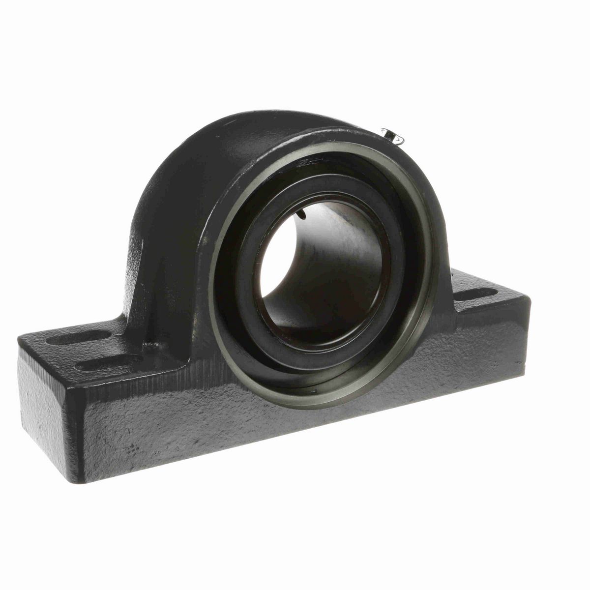 Sealmaster Mounted Cast Iron Four Bolt Pillow Block Spherical Roller - 52100 Bearing Steel, Black Oxided - Collar Mount Lock - USRBF5000E-315